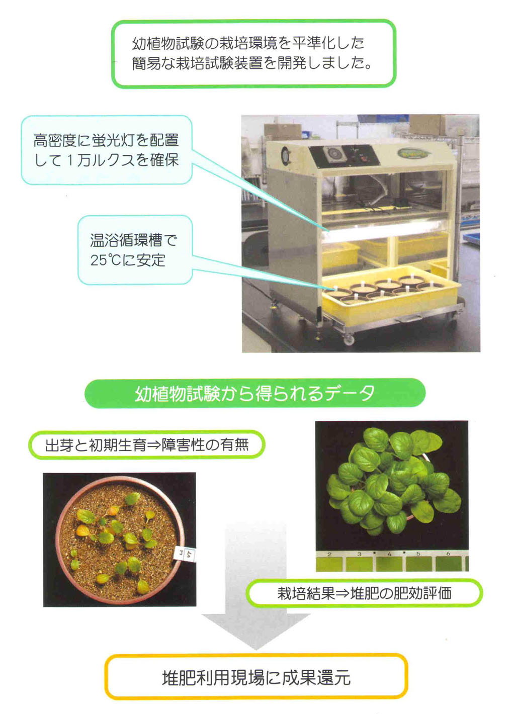 幼植物栽培試験装置の開発