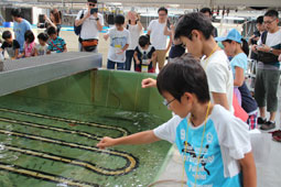 （写真）栽培漁業コースの様子