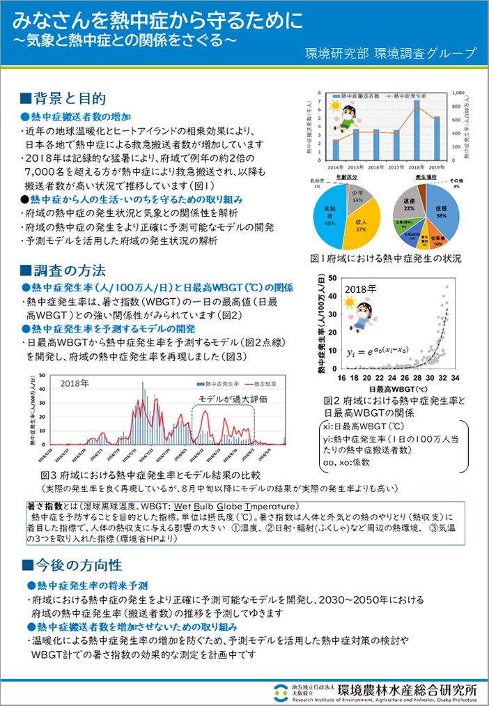 [31]みなさんを熱中症から守るために～気象と熱中症との関係をさぐる～