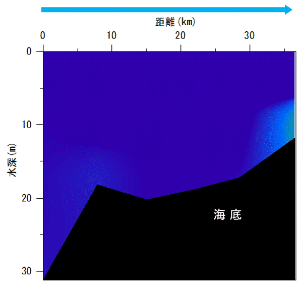 2022年5月2日調査　貧酸素水塊は確認されませんでした