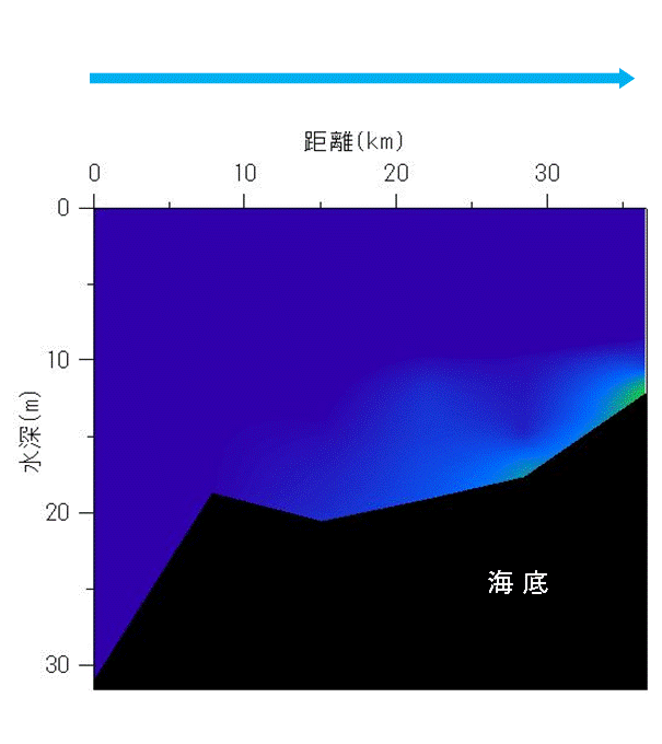 2024年4月30日調査　貧酸素水塊は確認されませんでした。