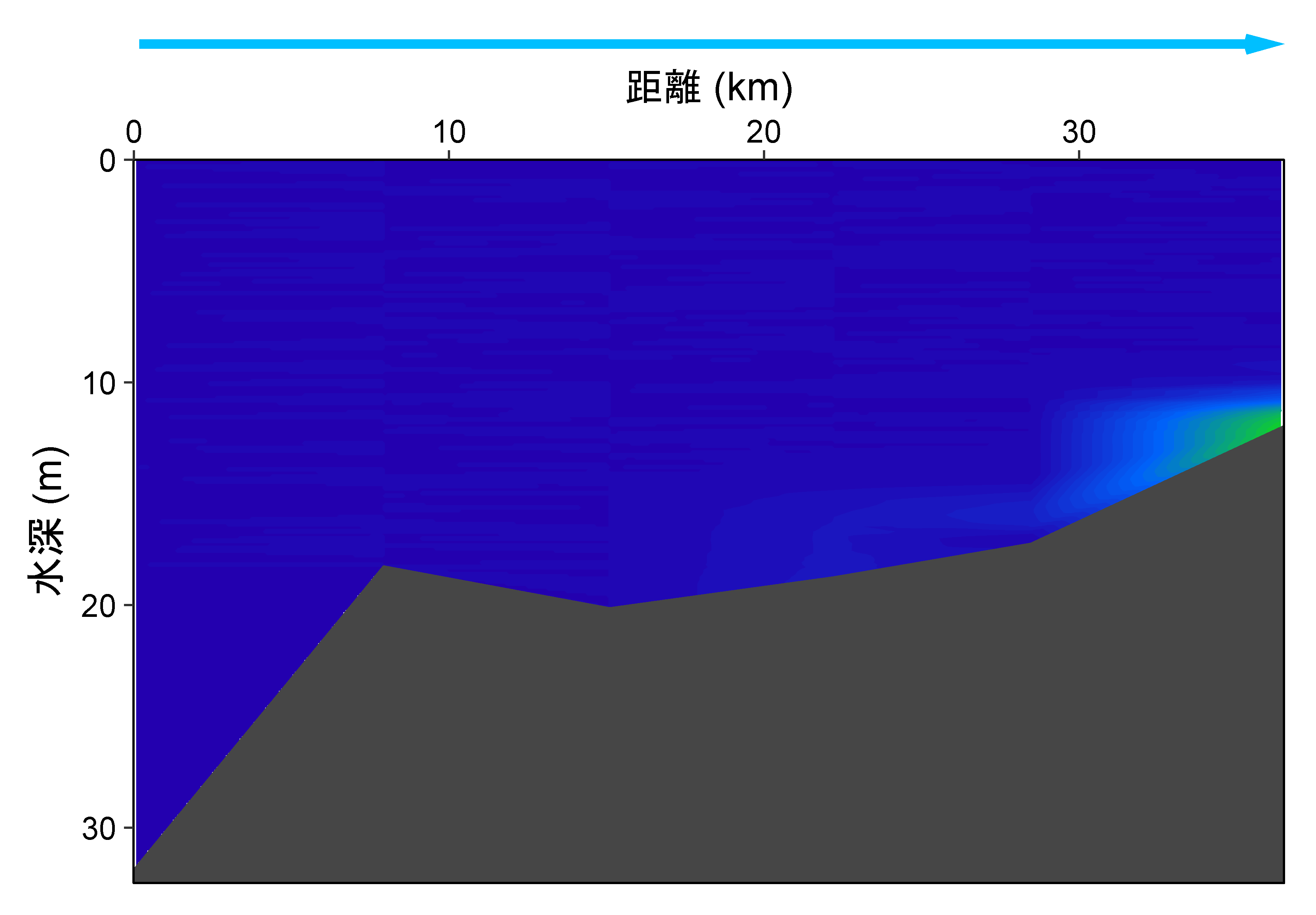 2026年4月13日調査　貧酸素水塊は確認されませんでした。