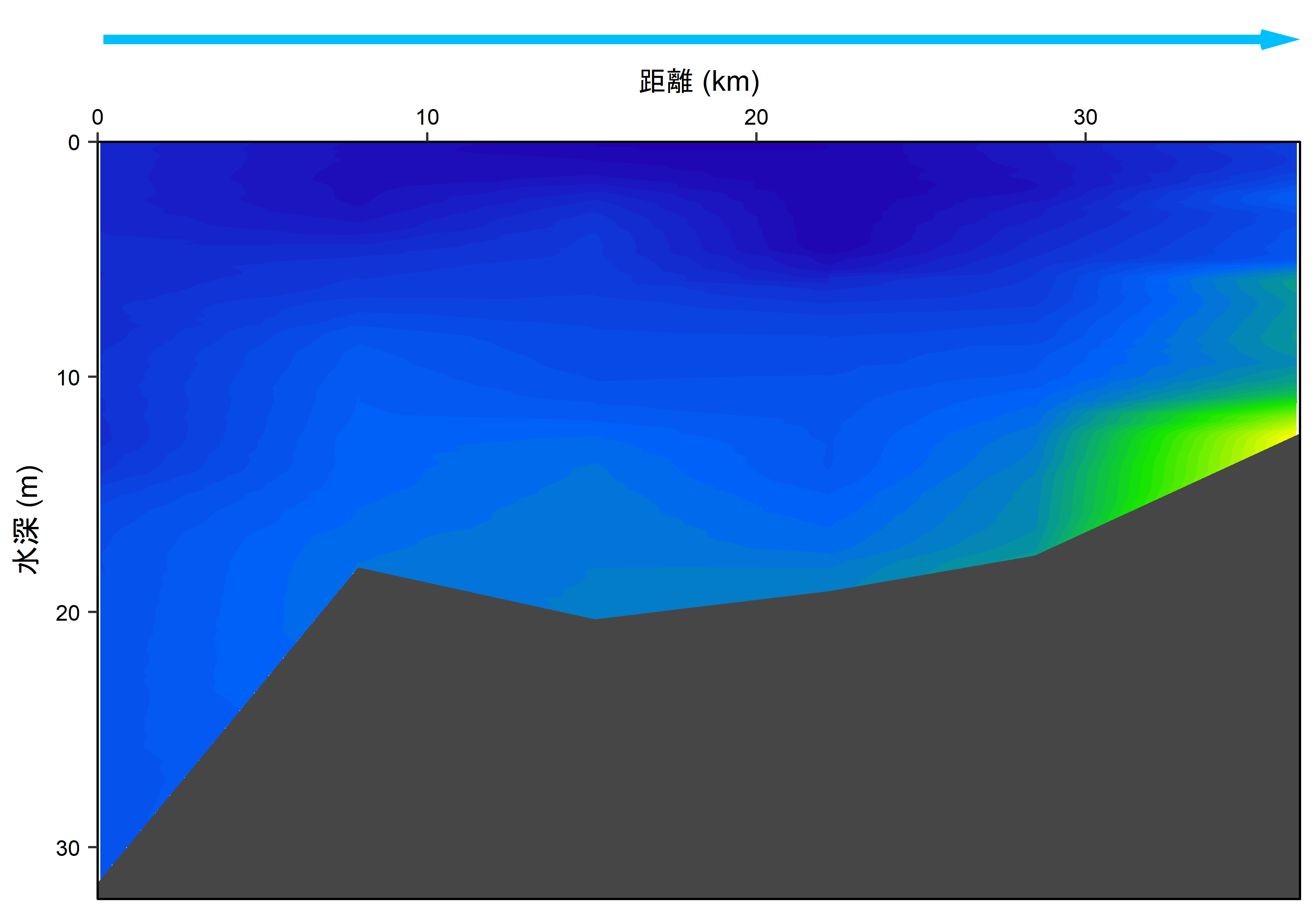 2026年6月8日調査　貧酸素水塊は確認されませんでした。