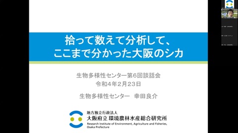 拾って数えて分析して、ここまで分かった大阪のシカ