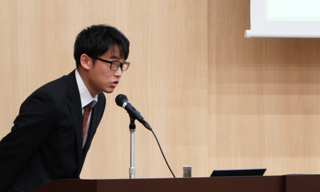 環農水研溝手研究員の講演の様子。講演動画（Youtube）にリンクします。