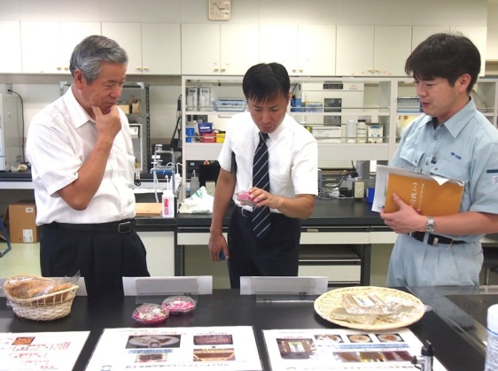 いちじくグラッセなど開発食品の説明