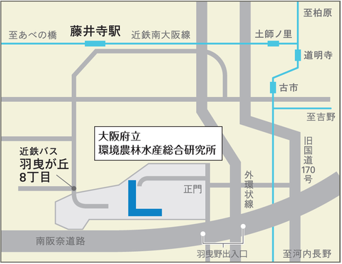 大阪農大の地図