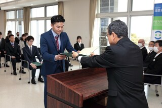 卒業証書の授与 卒業証書の授与