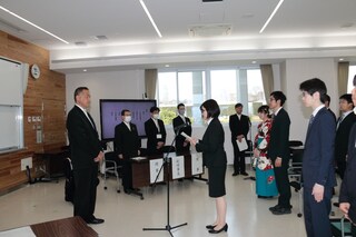 卒業生代表より謝辞 卒業生代表より謝辞