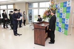 入学生代表による宣誓 入学生代表による宣誓