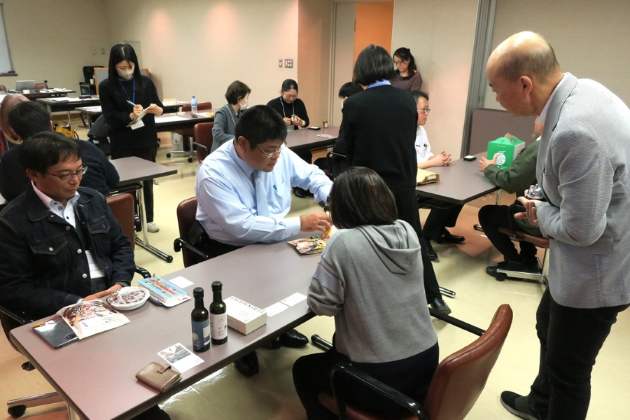 模擬商談の様子