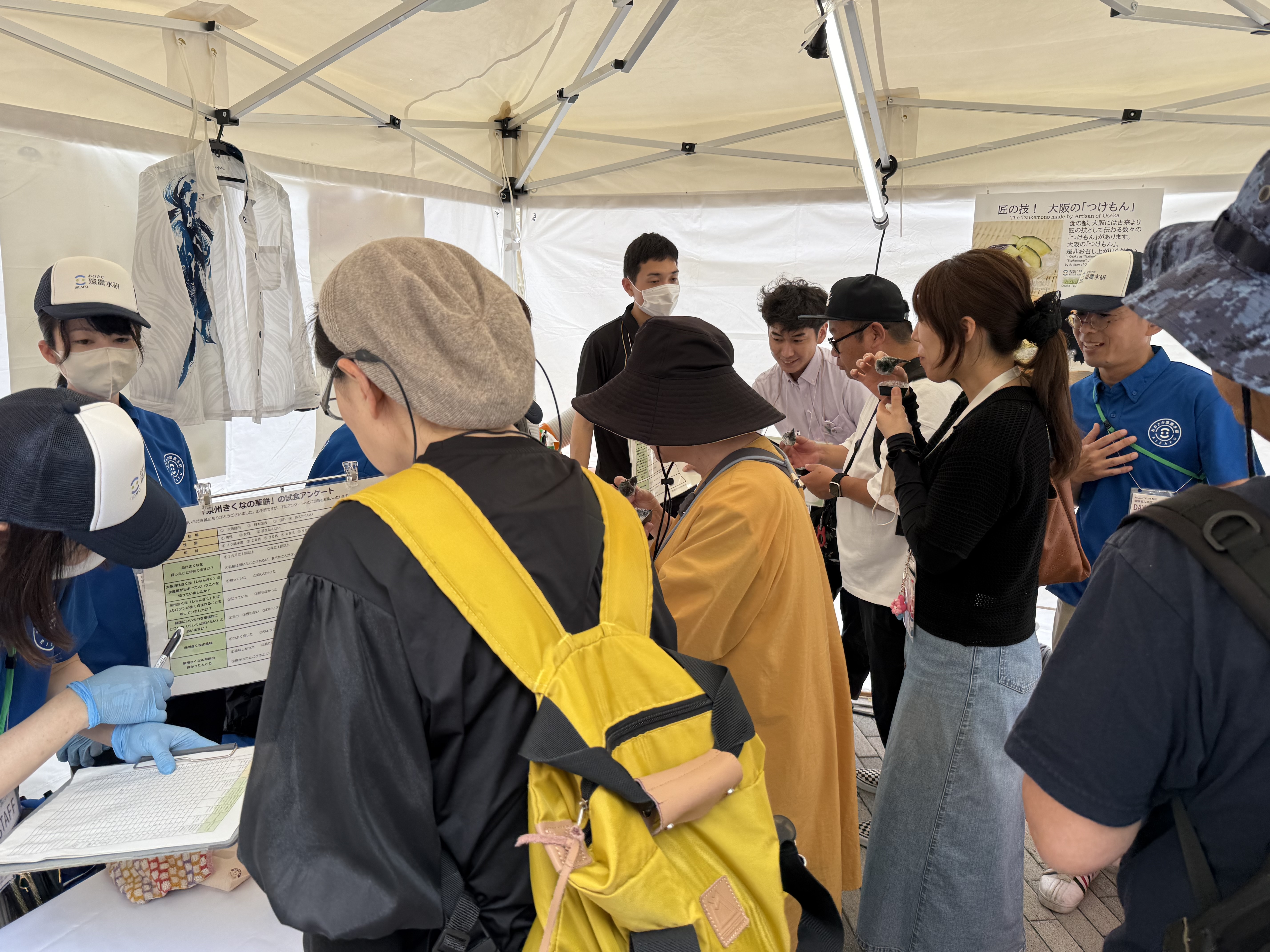 きくな草餅の試食