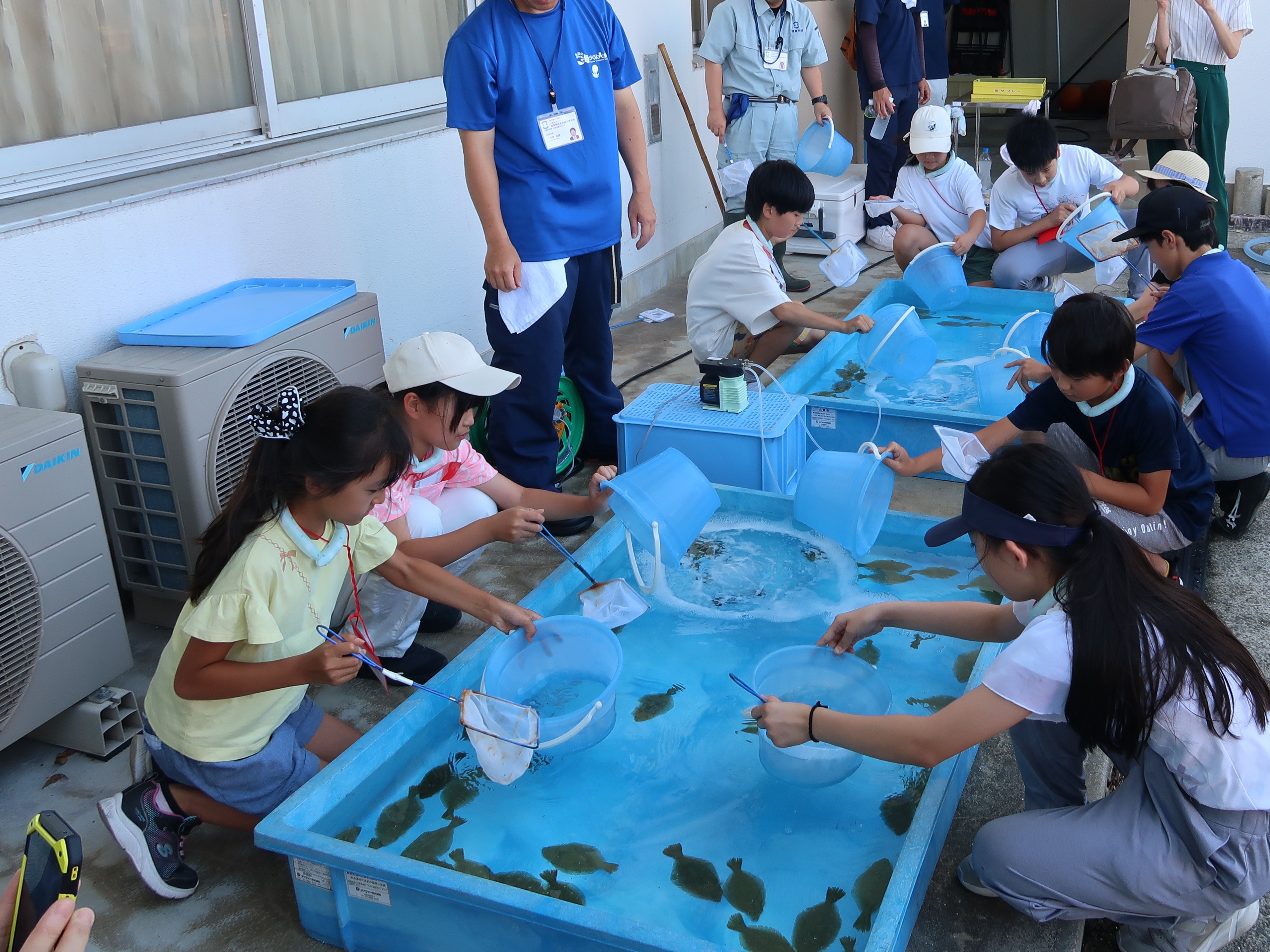 海の教室の様子